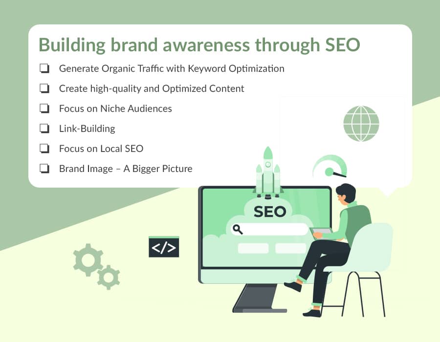 Building brand awareness through SEO