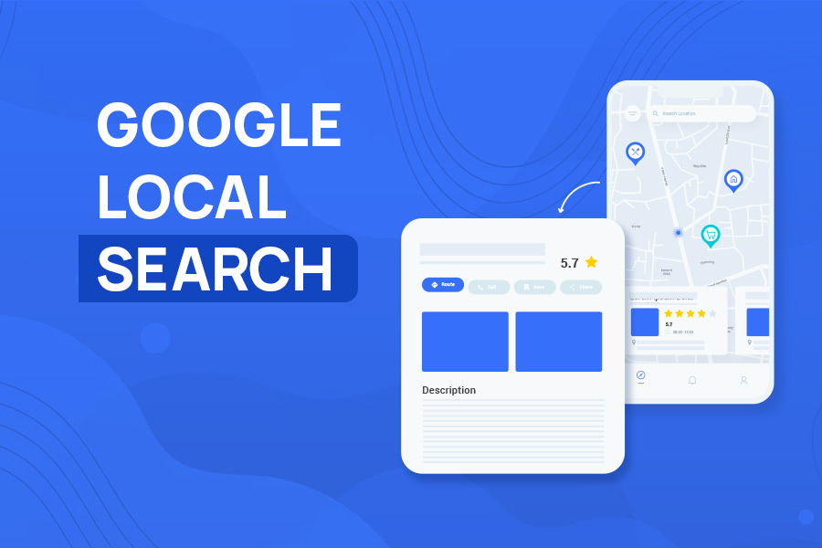 Google local search