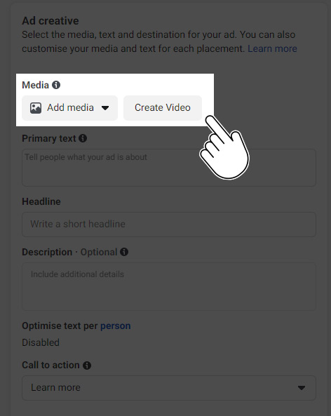 Upload Your Media in Facebook Ads