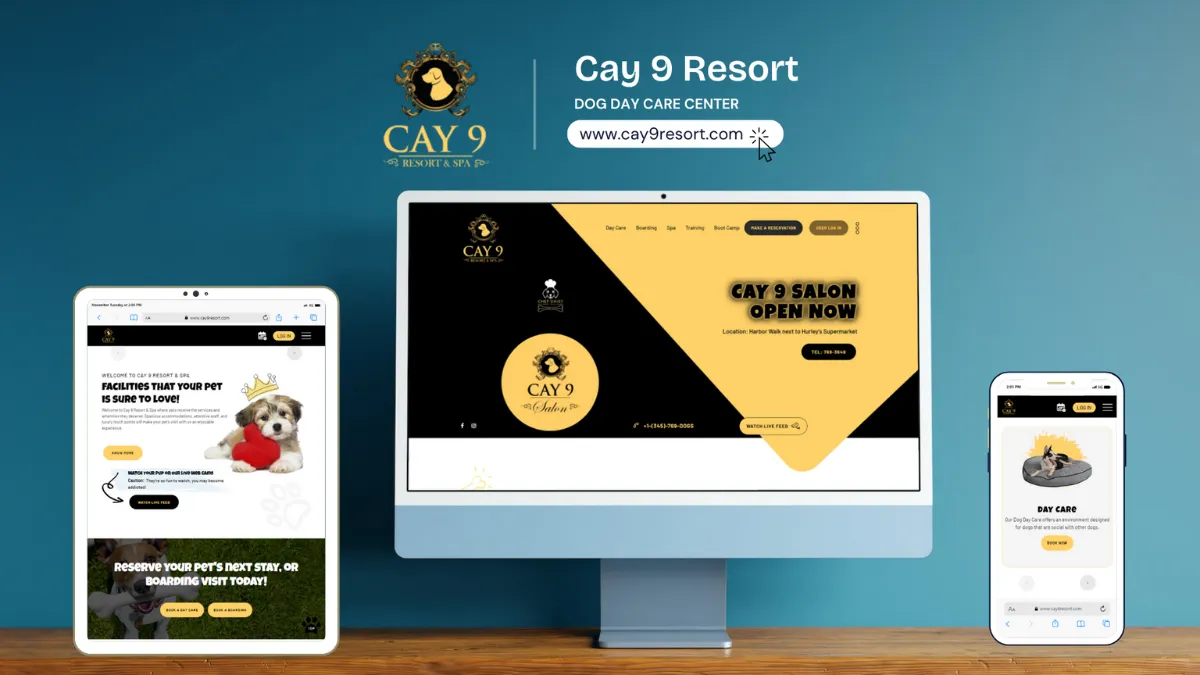 Cay 9 Resort website by Jay Mehta