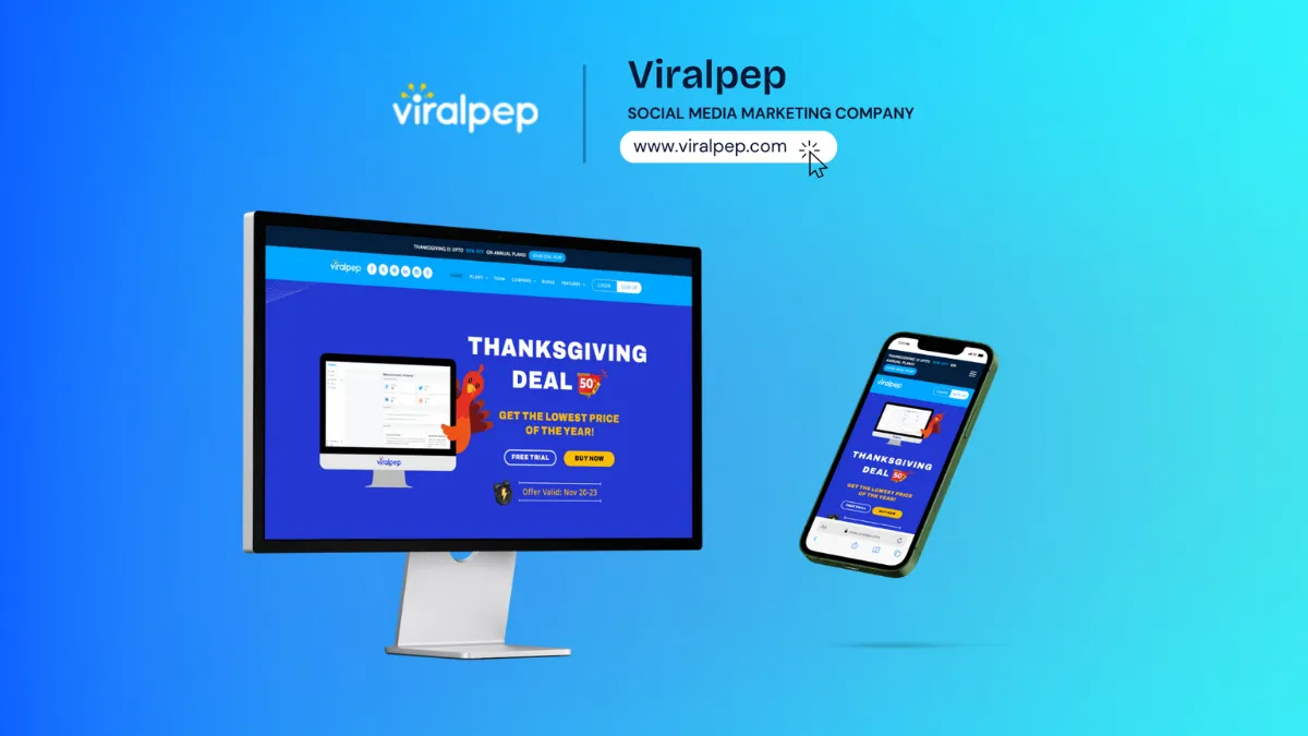 Viralpep's interactive website by Jay Mehta