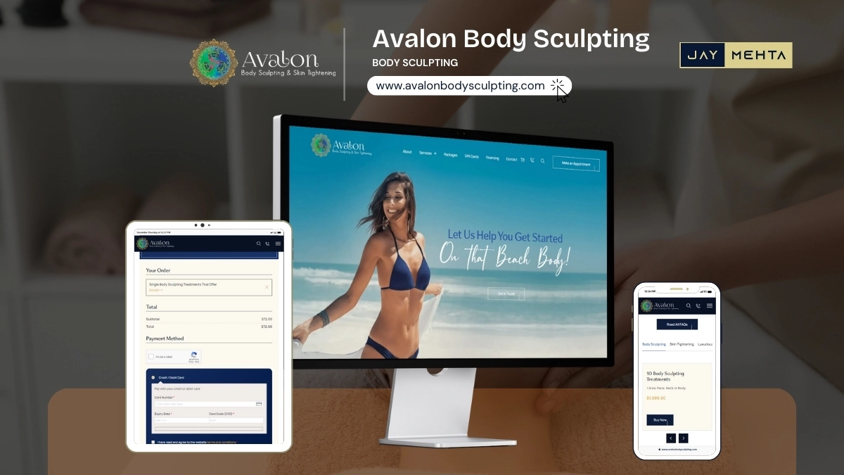 Avalon Body Sculpting product page