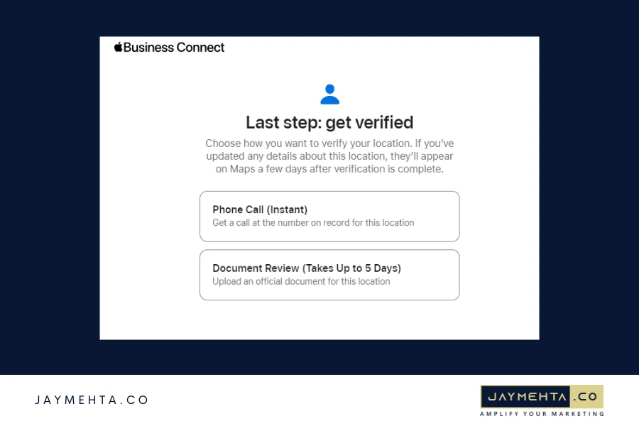 Verify Your Business in Apple Maps