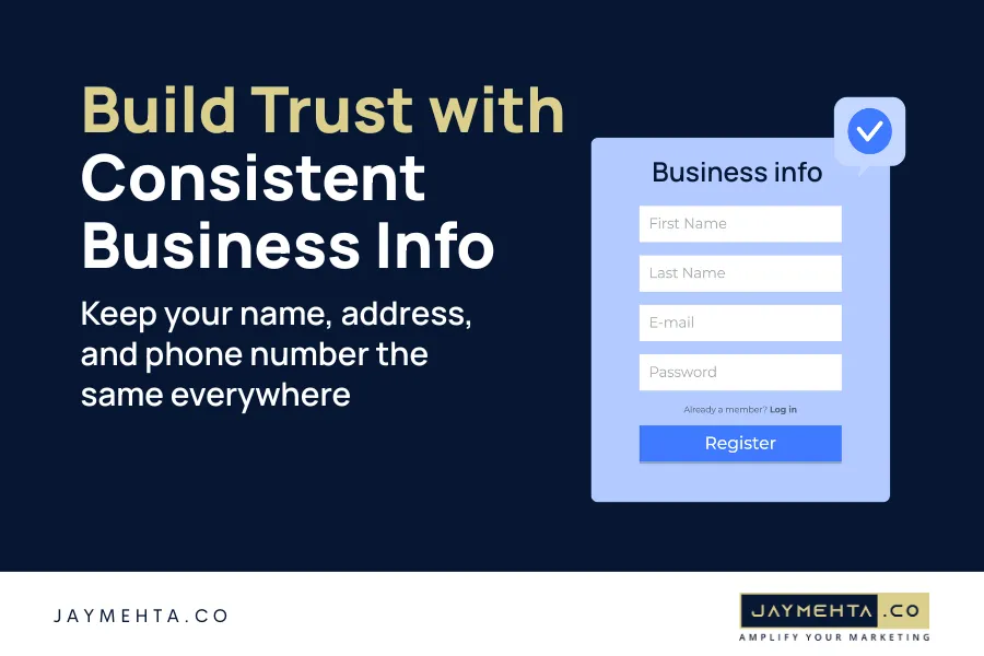 Build Trust with Consistent Business Info