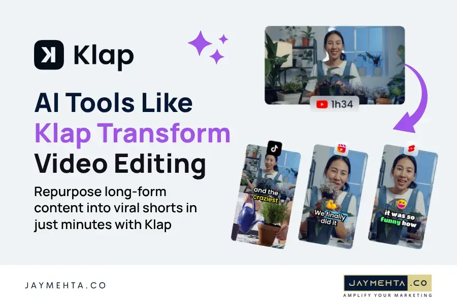 Ai tools like klap transform video editing