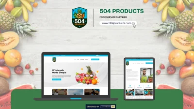 Website Design & Development 504 Products website design – Authentic Honduran wholesale food supplier