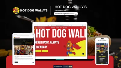 Website Design & Development Hot Dog Wally’s website design – hot dogs & flavor in Austin & Columbus