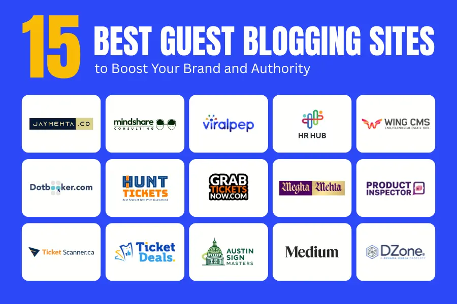 15 Best Guest Blogging Sites to Boost Your Digital Authority Viralpep