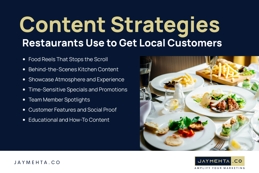 How Restaurants Use Instagram Reels to Get Local Customers Content Strategies Restaurants Use to Get Local Customers
