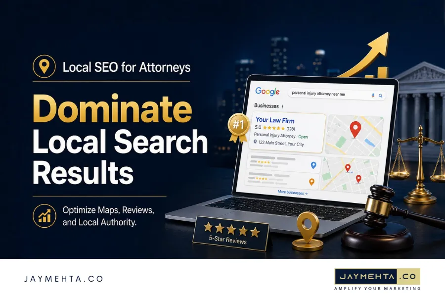 Attorney SEO: How Law Firms Can Rank Higher on Google in 2026 Local SEO map rankings for attorneys and law firms