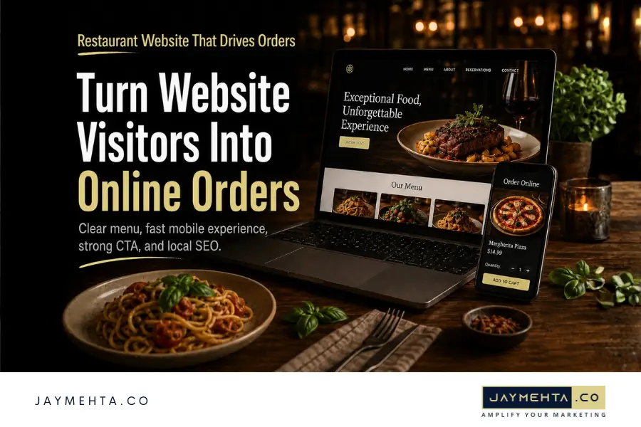 How to Create a Restaurant Website That Drives More Online Orders Restaurant website design showing menu online ordering and mobile friendly layout