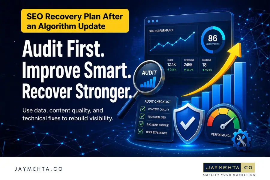 Google Search Algorithm Changes: What Businesses Need to Know in 2026 SEO recovery plan after Google core update with audit improve and monitor steps