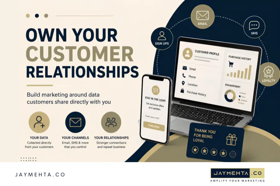 First-Party Data Marketing for Small Businesses: How Email, SMS, and Loyalty Programs Bring Customers Back First-Party Data Marketing Explaining Owned Customer Data for Small Businesses