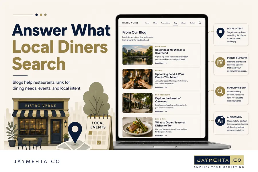 Restaurant AI Search Marketing: How to Get Found on Google, ChatGPT, Gemini, and “Best Near Me” Searches in 2026 Local Restaurant Blog Content for SEO and AI Search Marketing