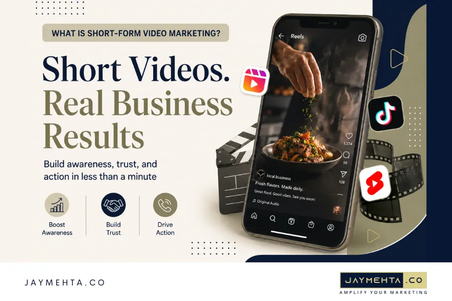 Short-Form Video Marketing for Local Businesses: How Reels, TikTok, and YouTube Shorts Drive Calls, Visits, and Leads Short-Form Video Marketing Strategy for Local Business Growth